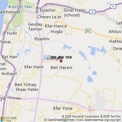 Image of אזור עמק חפר area