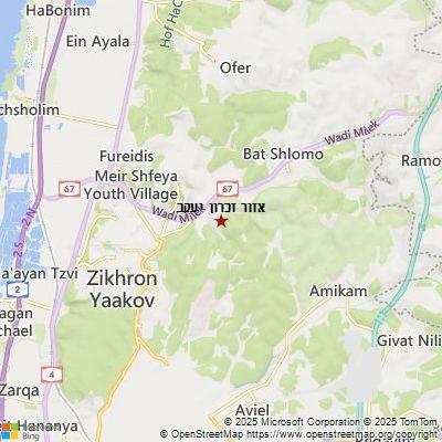 Image of אזור זכרון יעקב area