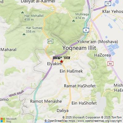 Image of אזור יקנעם area
