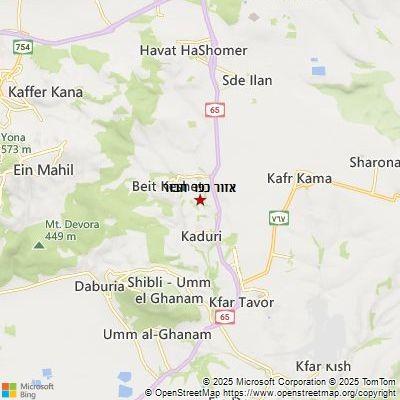 Image of אזור כפר תבור area