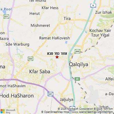 Image of אזור כפר סבא area