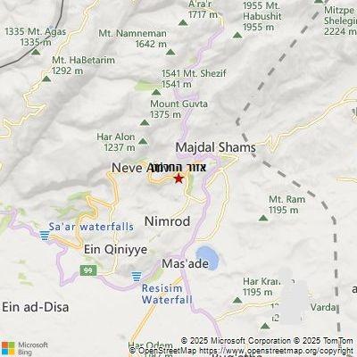 Image of אזור החרמון area