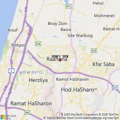 Image of אזור רעננה area