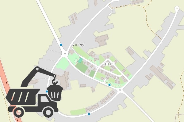שירותי פינוי פסולת במושב שלווה