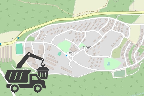 שירותי פינוי פסולת בקיבוץ געתון