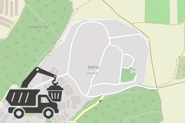 שירותי פינוי פסולת בקיבוץ נחשון