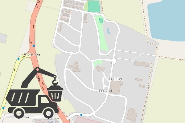 שירותי פינוי פסולת בקיבוץ שמרת