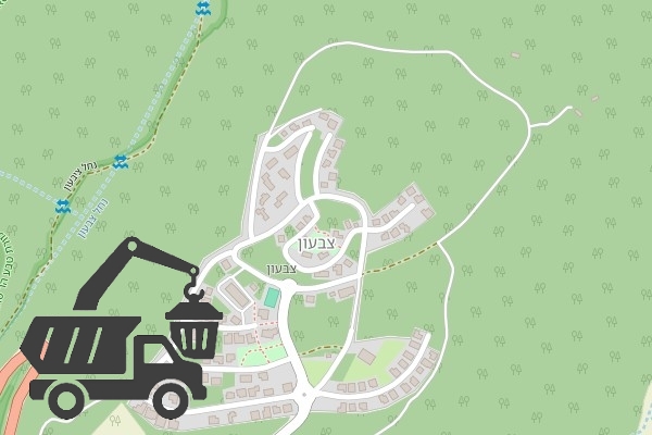 שירותי פינוי פסולת בקיבוץ צבעון