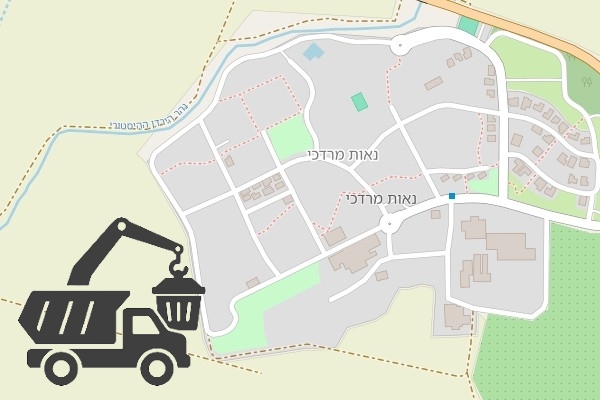 שירותי פינוי פסולת בקיבוץ נאות מרדכי
