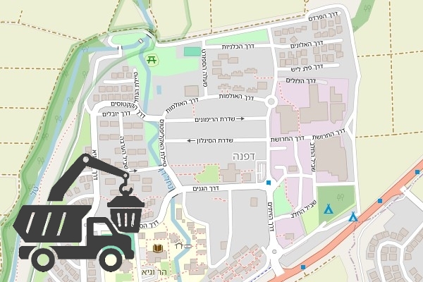 שירותי פינוי פסולת בקיבוץ דפנה