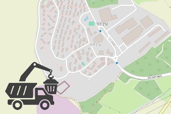 שירותי פינוי פסולת בקיבוץ עין דור