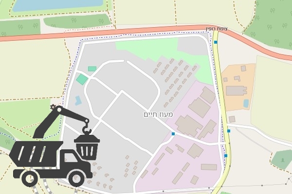 שירותי פינוי פסולת בקיבוץ מעוז חיים