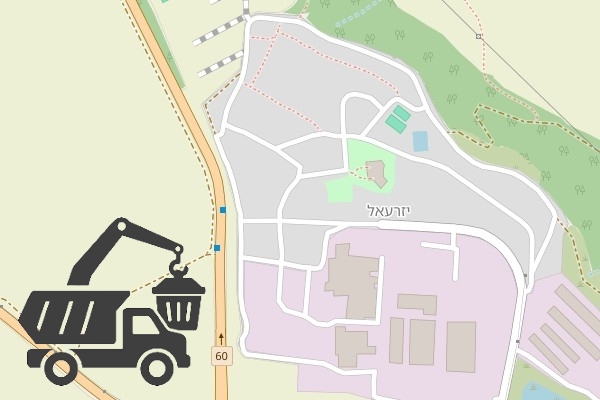 שירותי פינוי פסולת בקיבוץ יזרעאל