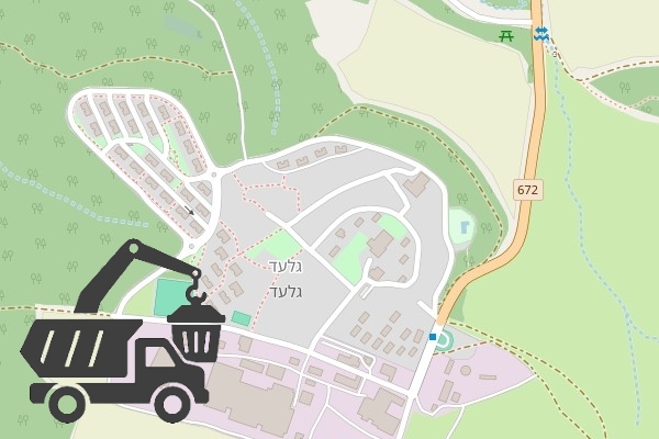 שירותי פינוי פסולת בקיבוץ גלעד