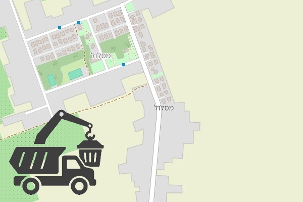 שירותי פינוי פסולת במושב מסלול