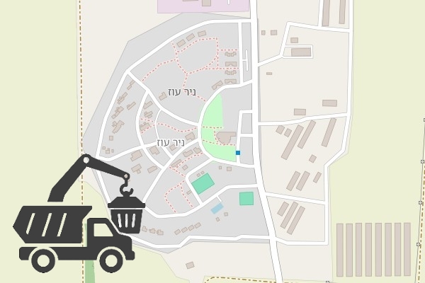 שירותי פינוי פסולת בקיבוץ ניר עוז