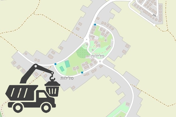 שירותי פינוי פסולת במושב מלילות