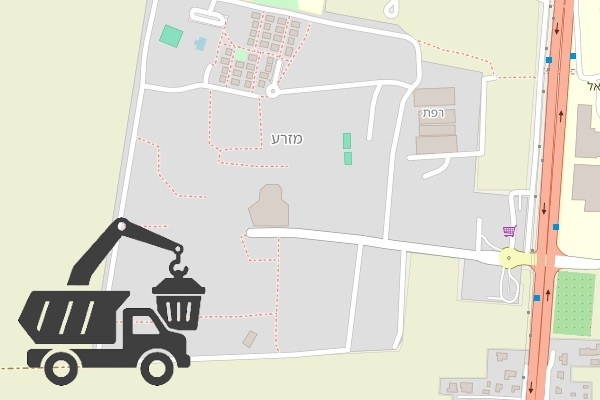 שירותי פינוי פסולת בקיבוץ מזרע