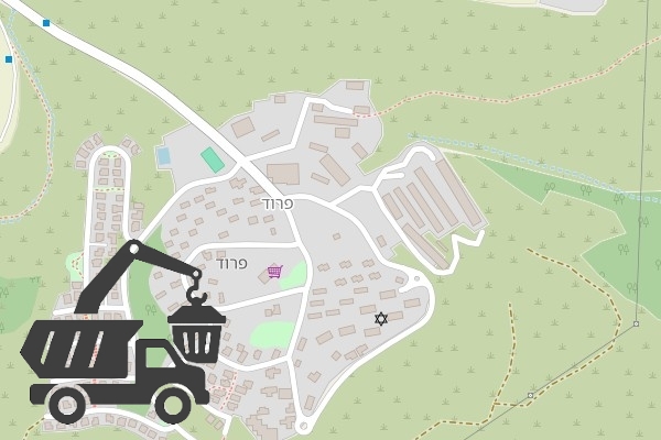 שירותי פינוי פסולת בקיבוץ פרוד