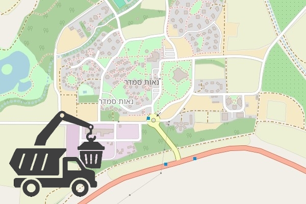 שירותי פינוי פסולת בקיבוץ סמדר