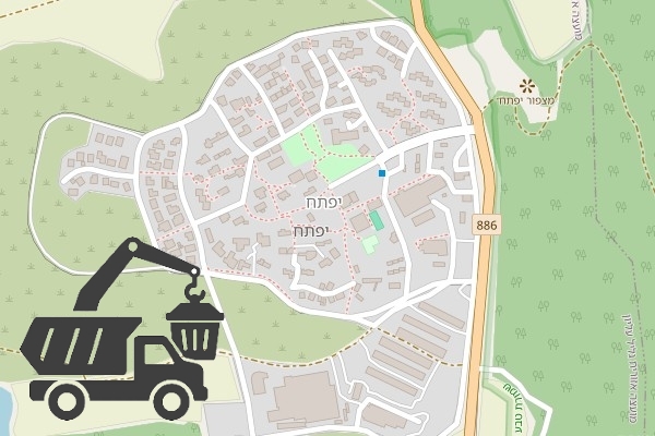 שירותי פינוי פסולת בקיבוץ יפתח