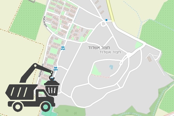 שירותי פינוי פסולת בקיבוץ חצור אשדוד