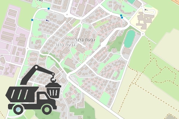 שירותי פינוי פסולת בקיבוץ גבעת ברנר