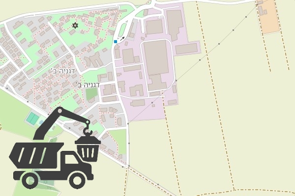 שירותי פינוי פסולת בקיבוץ דגניה ב