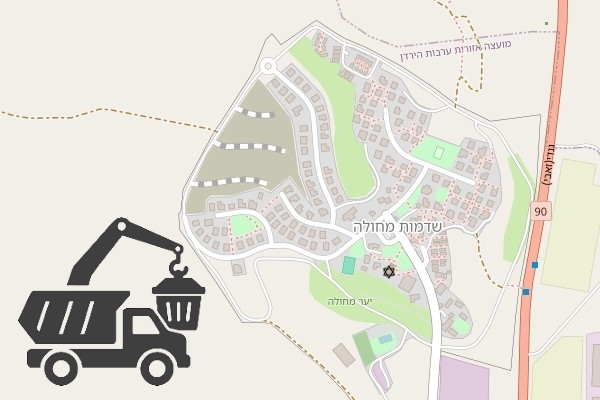 שירותי פינוי פסולת בשדמות מחולה