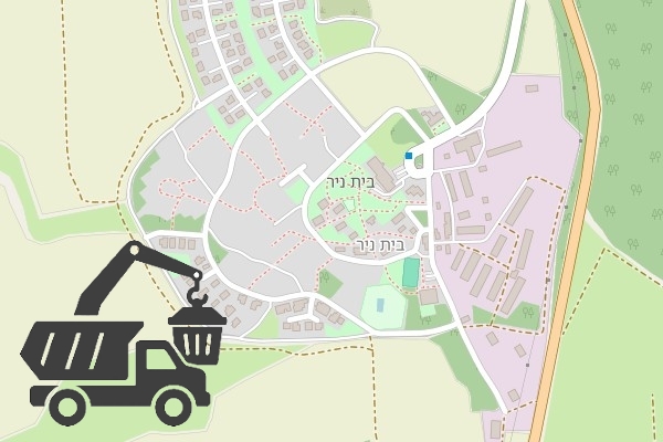 שירותי פינוי פסולת בקיבוץ בית ניר