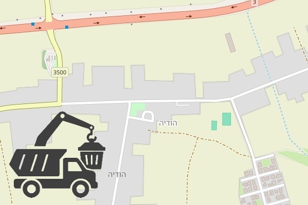 שירותי פינוי פסולת במושב הודיה