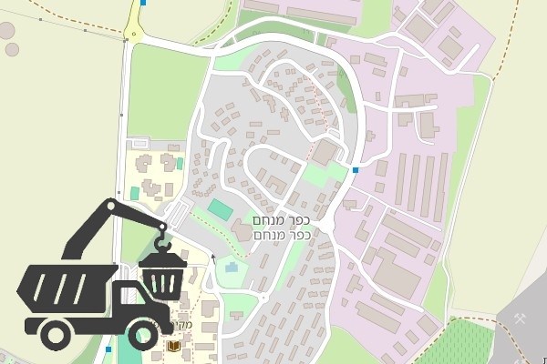 שירותי פינוי פסולת בקיבוץ כפר מנחם