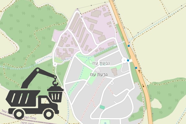 שירותי פינוי פסולת בקיבוץ גבעת עוז