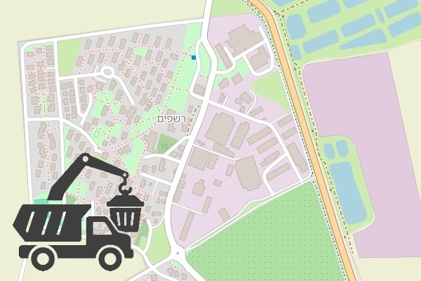שירותי פינוי פסולת בקיבוץ רשפים